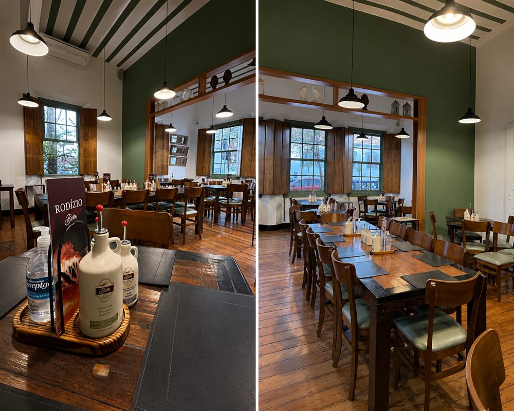 Ambiente interno da Babbo Pizzaria unidade Centro